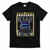 Hard-Working Trucker Graphic T-Shirt - Black