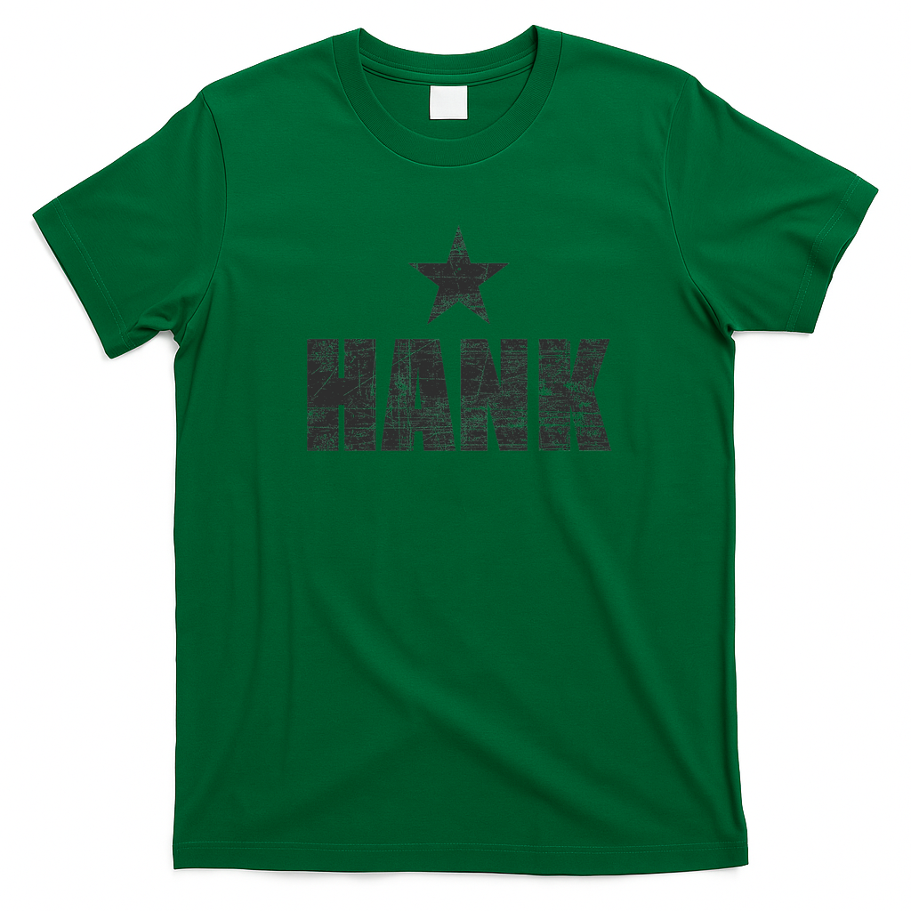 Hank Classic Retro Graphic Tee No. 2 - Irish Green