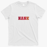 Hank Classic Distressed Graphic Tee - White