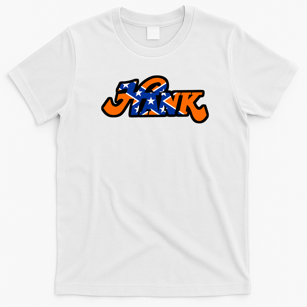 Hank Classic Retro Graphic Tee - White