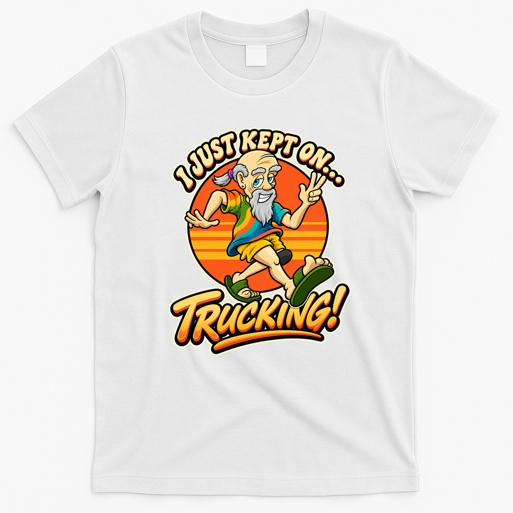 I Just Kept On Trucking T-Shirt - White