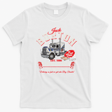 Pork Chop Express Trucking Dark Graphic Tee - White