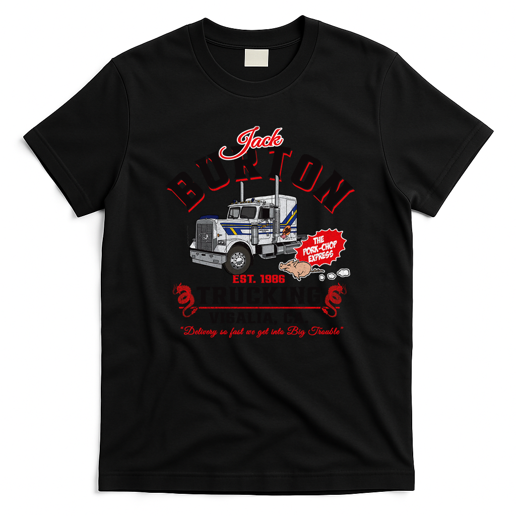 Pork Chop Express Trucking Vintage T-Shirt - Black