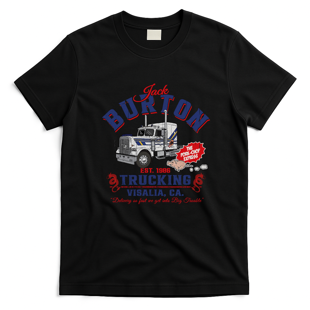 Jack Burton Pork Chop Express T-Shirt - Black