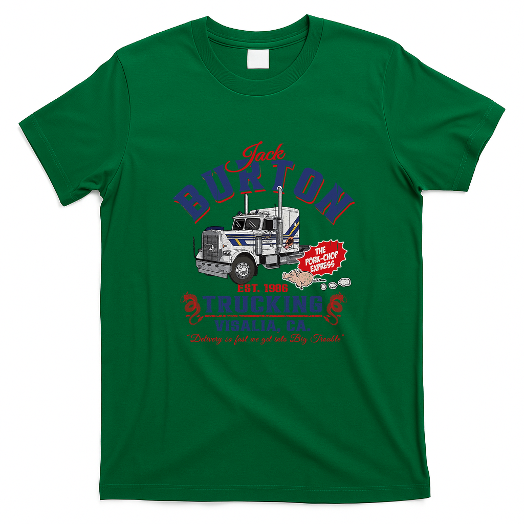 Jack Burton Pork Chop Express T-Shirt - Irish Green