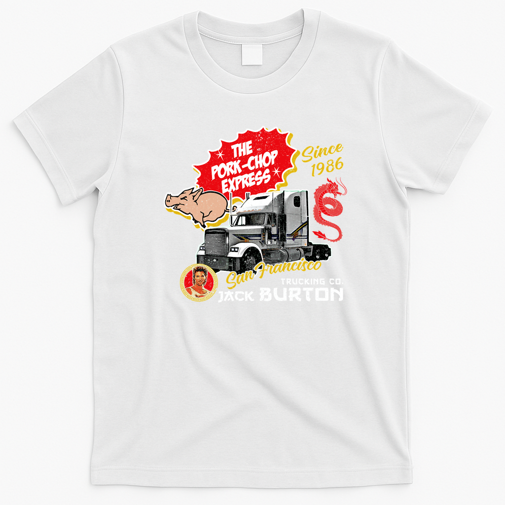 Pork Chop Express Classic Trucking T-Shirt - White