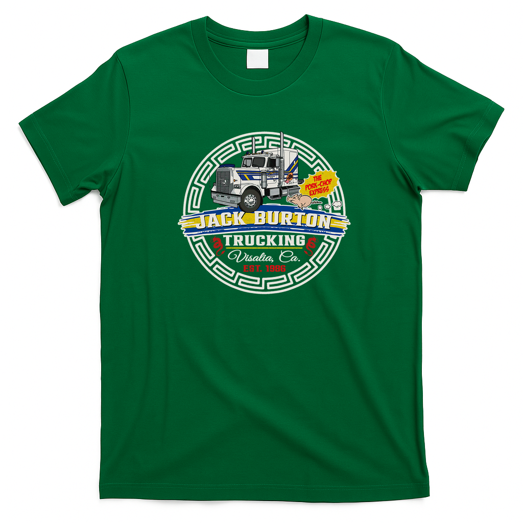 Pork Chop Express Round Logo T-Shirt - Irish Green