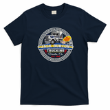 Pork Chop Express Round Logo T-Shirt - Navy Blue