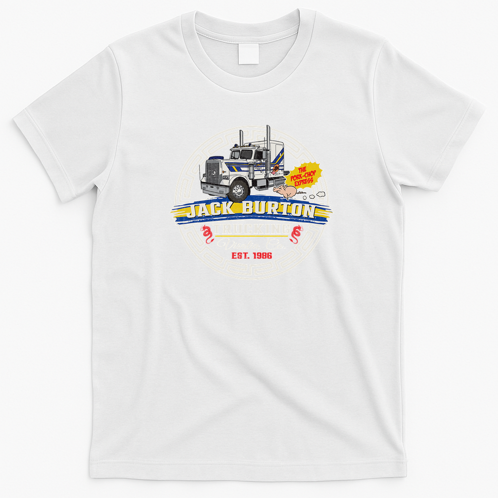 Pork Chop Express Round Logo T-Shirt - White