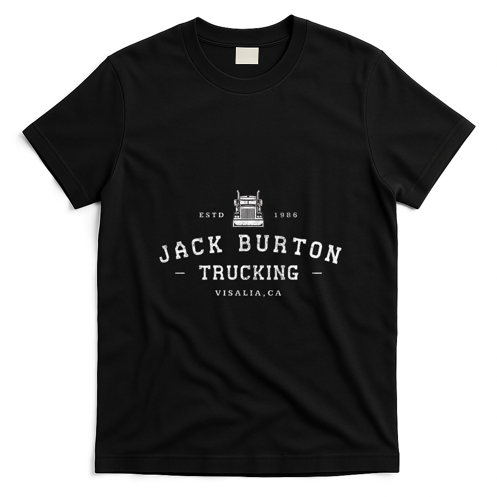 East Visalia Jack Burton Trucking Vintage Tee - Black