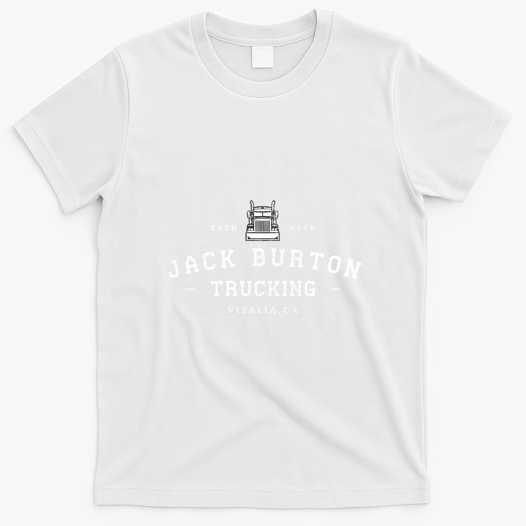 East Visalia Jack Burton Trucking Vintage Tee - White