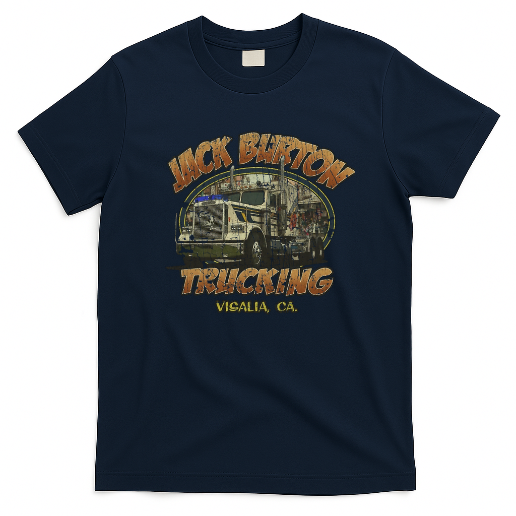Jack Burton Trucking Est. 1986 T-Shirt - Navy Blue