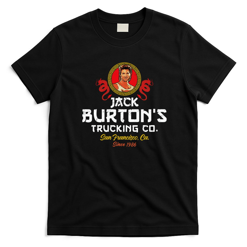 Jack Burton Trucking Co. Graphic T-Shirt - Black