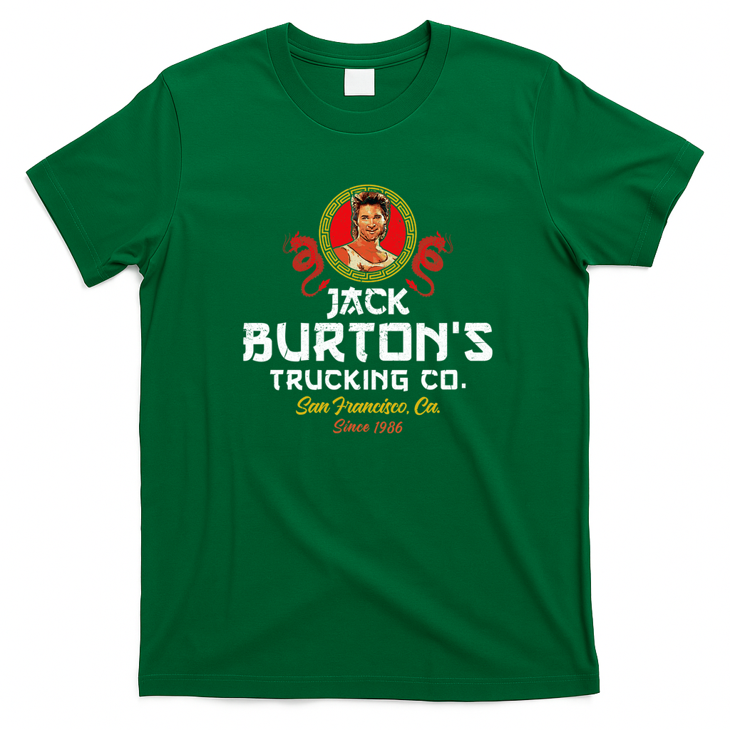 Jack Burton Trucking Co. Graphic T-Shirt - Irish Green