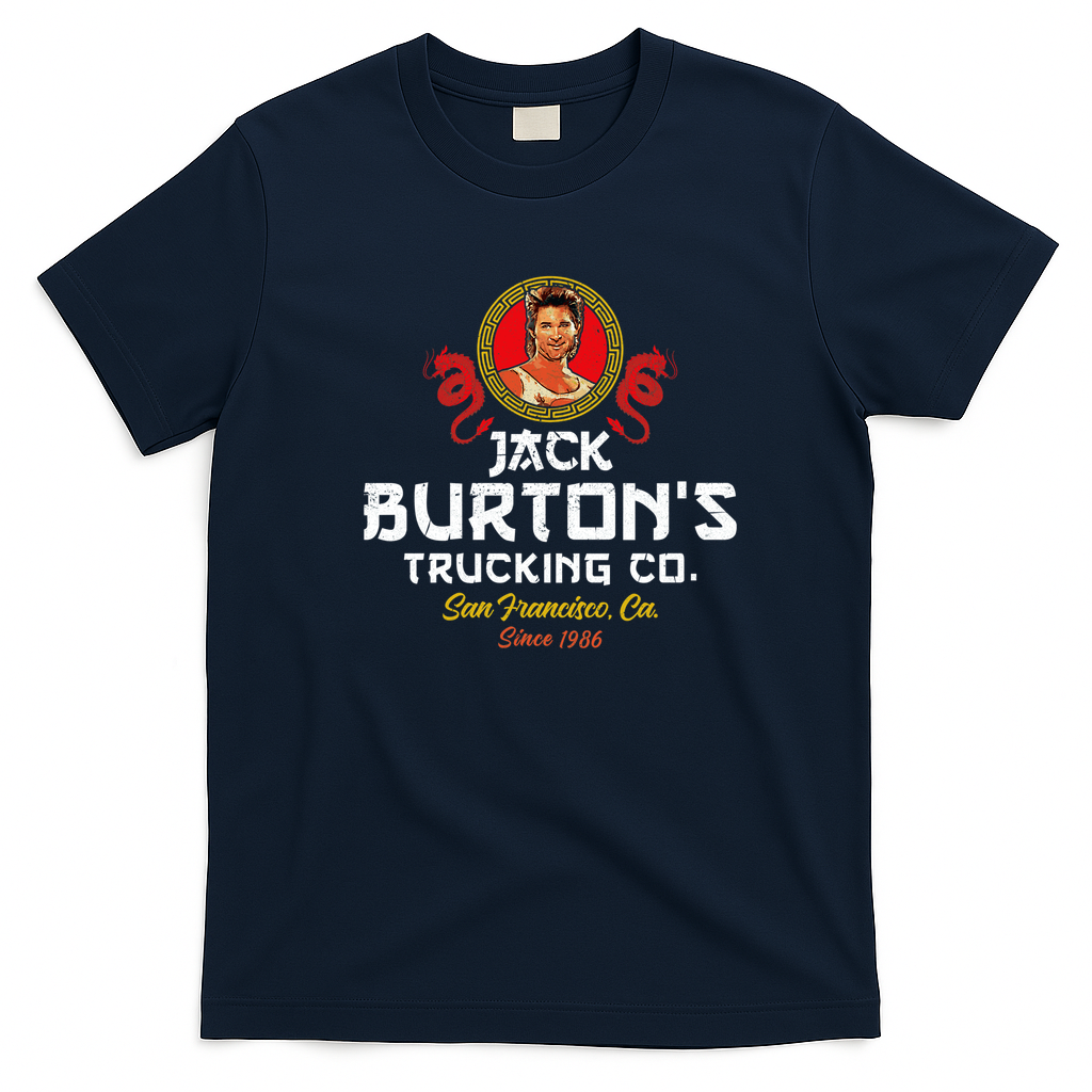 Jack Burton Trucking Co. Graphic T-Shirt - Navy Blue