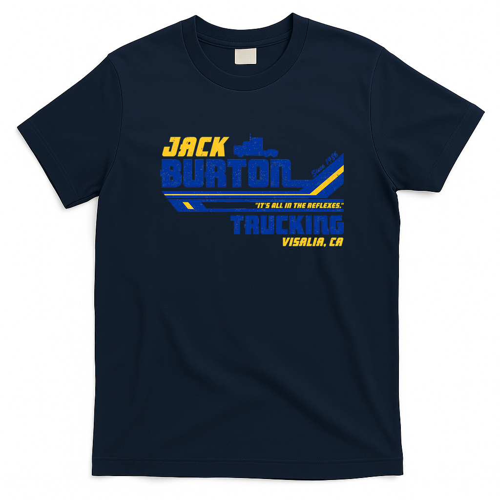 Jack Burton Trucking Old-School T-Shirt - Navy Blue