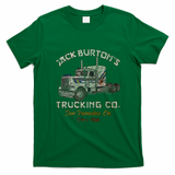 Jack Burton Trucking Distressed Logo T-Shirt - Irish Green