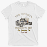 Jack Burton Trucking Distressed Logo T-Shirt - White