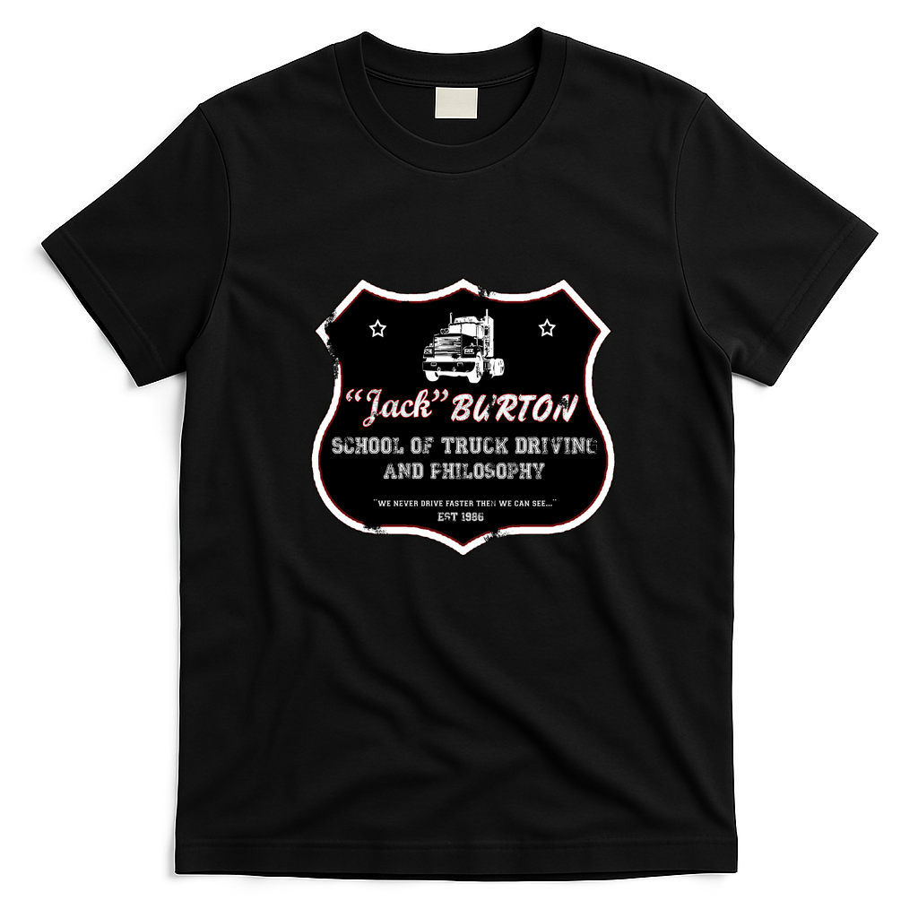 Jack Burton Trucking Vintage Badge T-Shirt - Black