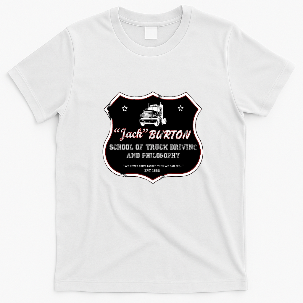Jack Burton Trucking Vintage Badge T-Shirt - White