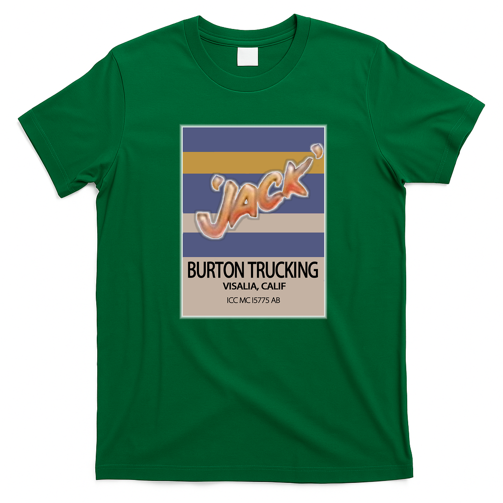 Jack Burton Trucking Retro Workwear T-Shirt - Irish Green