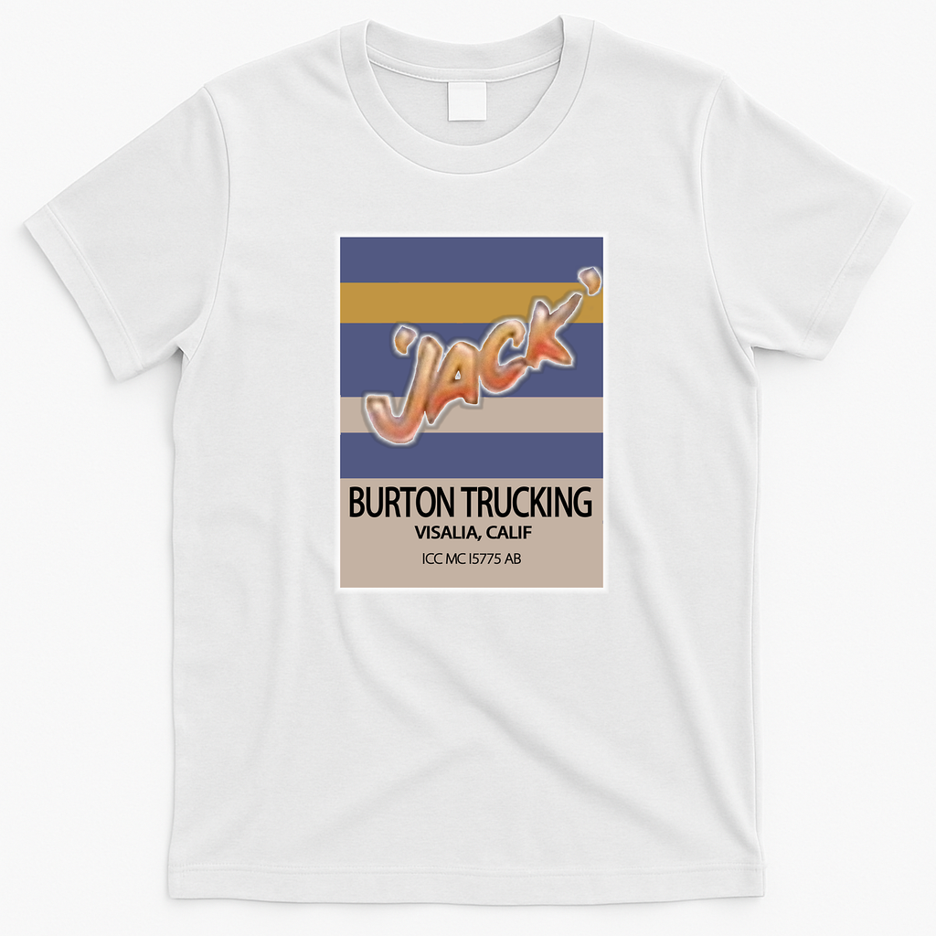 Jack Burton Trucking Retro Workwear T-Shirt - White