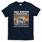 He Only Wants His Truck Back Vintage Tee - Navy Blue