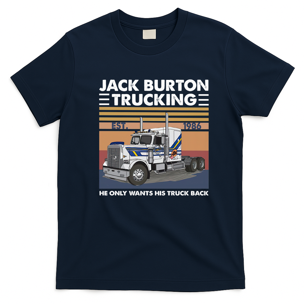 He Only Wants His Truck Back Vintage Tee - Navy Blue