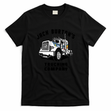 Jack Burton Trucking Co. White Logo Tee - Black