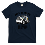 Jack Burton Trucking Co. White Logo Tee - Navy Blue