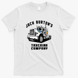 Jack Burton Trucking Co. White Logo Tee - White