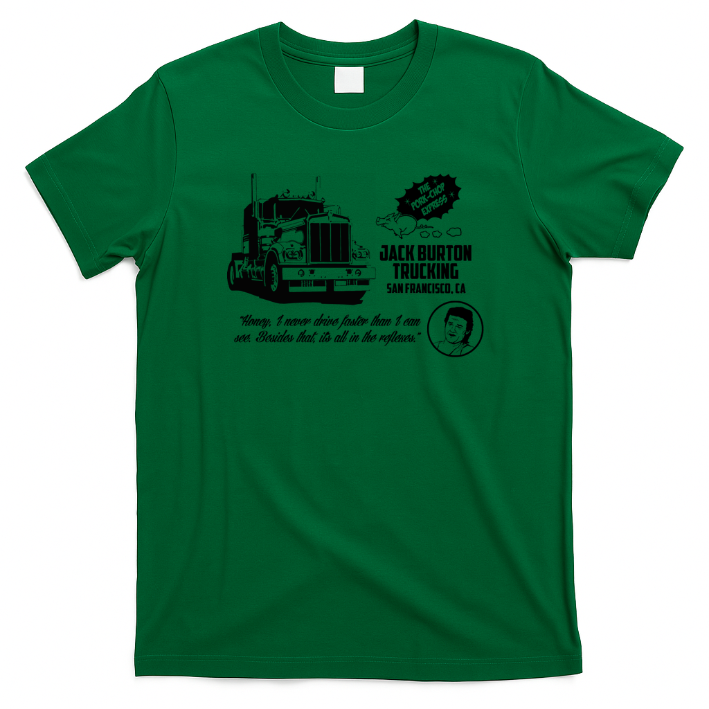 J. Burton Trucking Vintage Logo T-Shirt - Irish Green