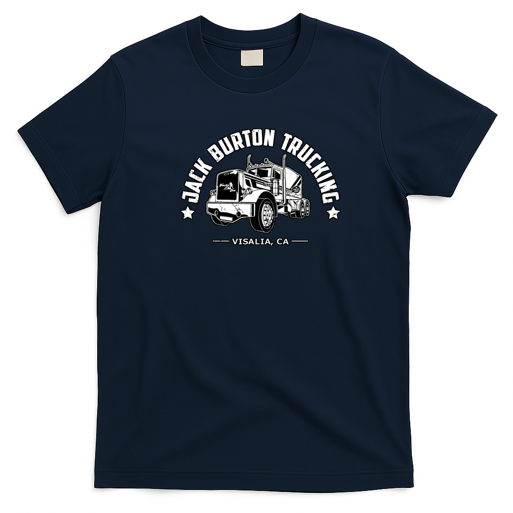 Jack Burton Trucking Light Graphic T-Shirt - Navy Blue