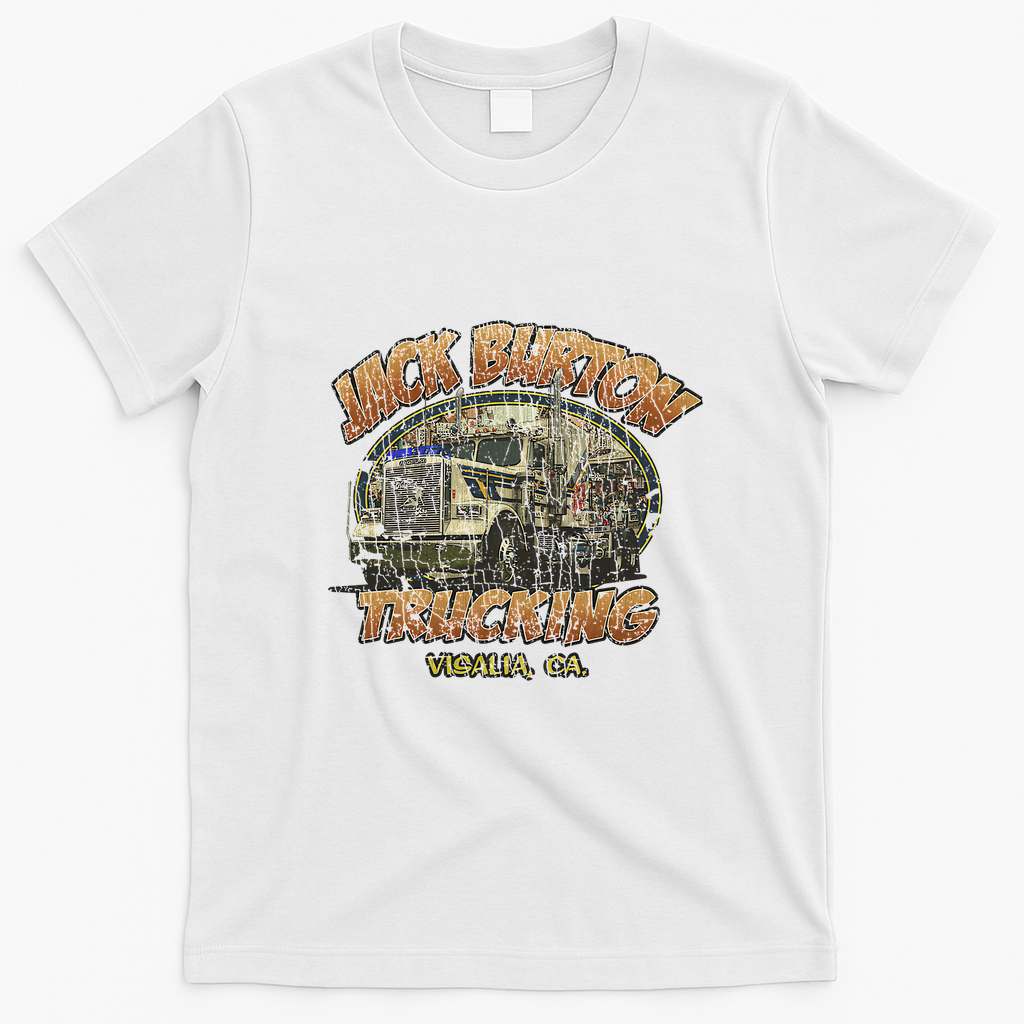 Jack Burton Trucking Retro Graphic Tee - White
