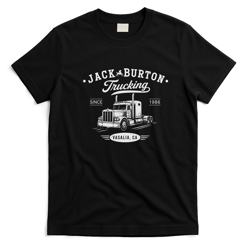 Jack Burton Trucking 1986 Retro T-Shirt - Black