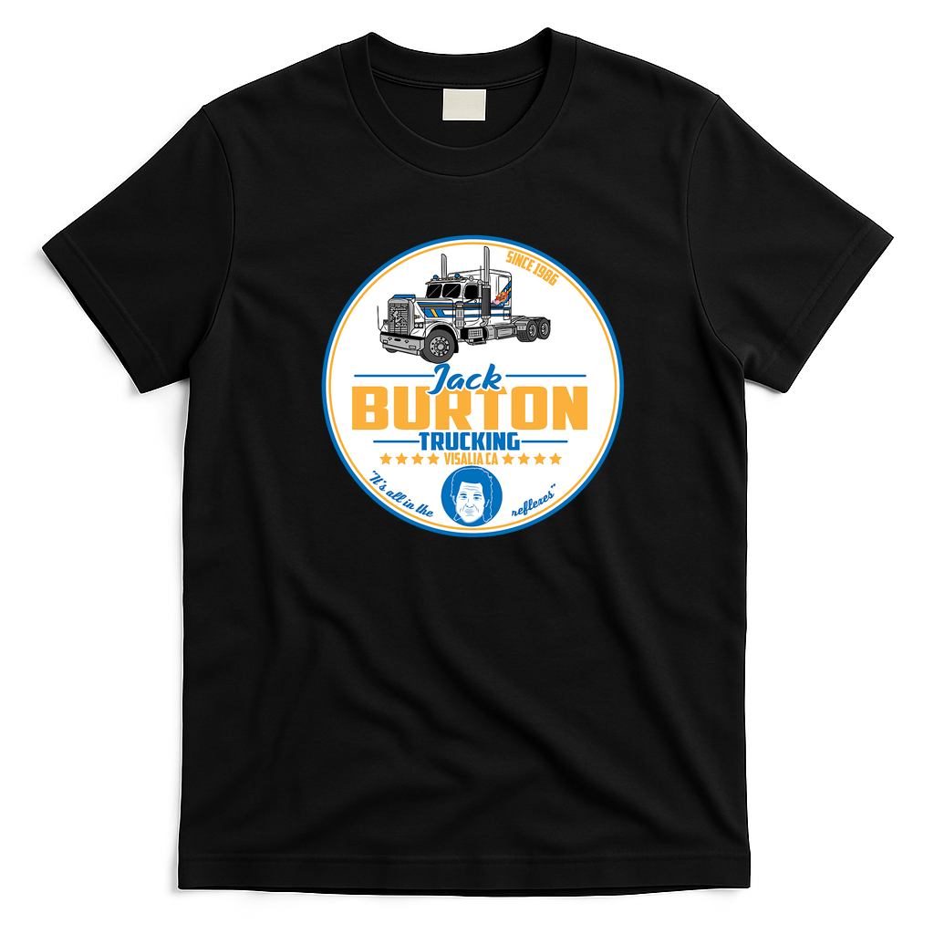 Jack Burton Trucking Classic Graphic Tee - Black