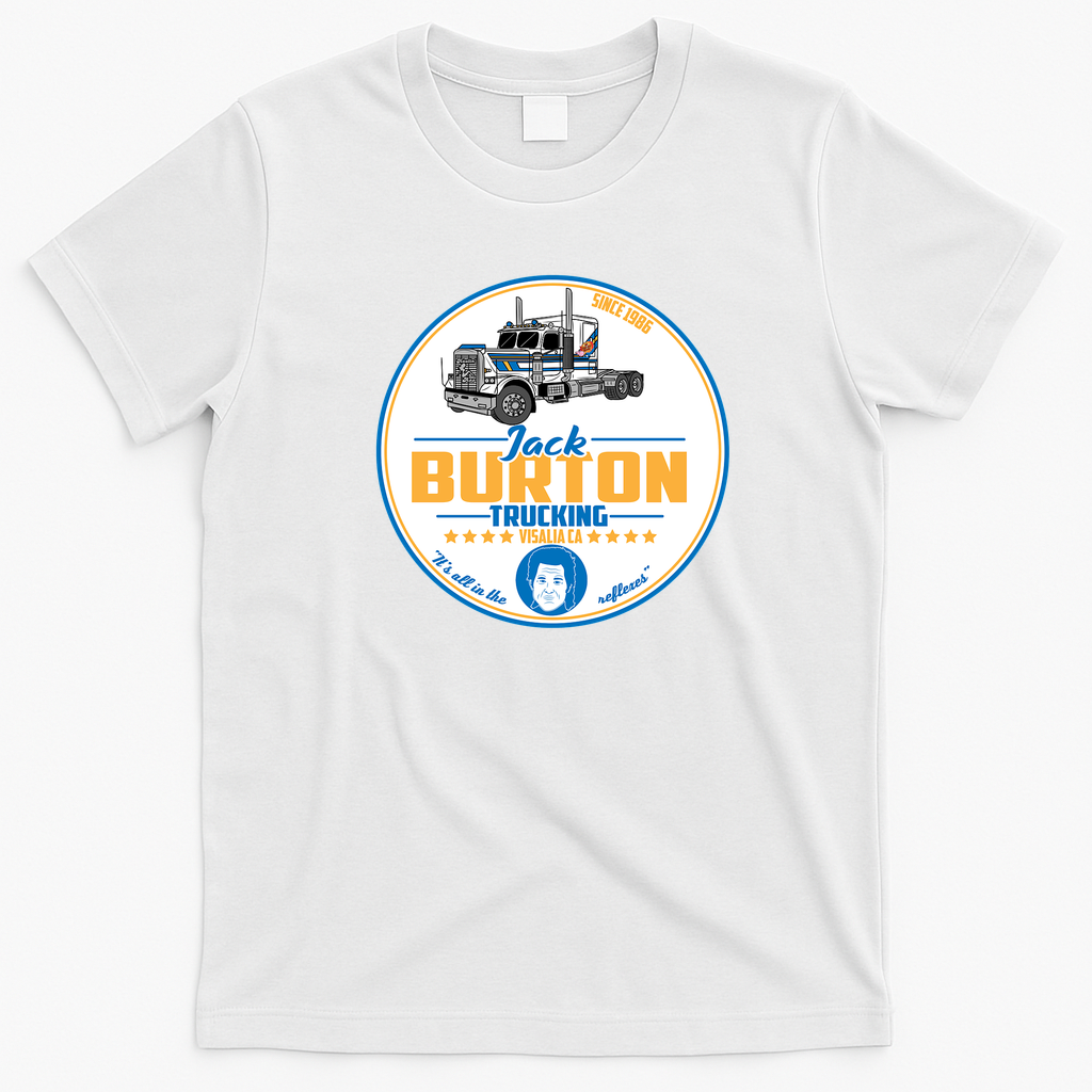 Jack Burton Trucking Classic Graphic Tee - White