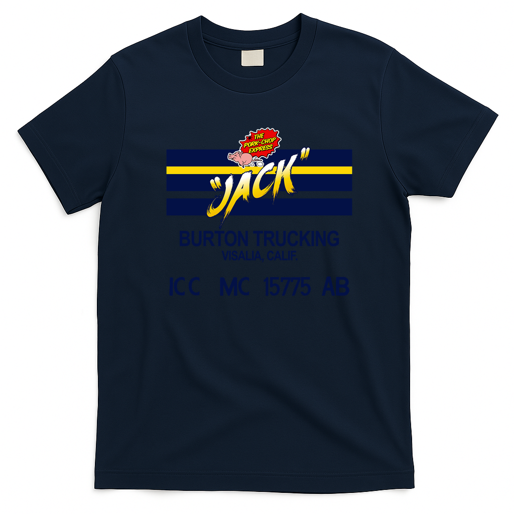 Jack Burton Trucking Big Trouble T-Shirt - Navy Blue
