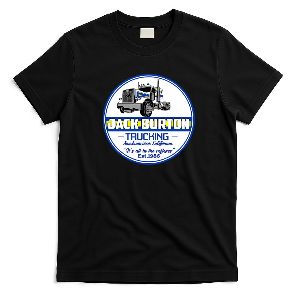 J. Burton Trucking Retro Badge Tee - Black