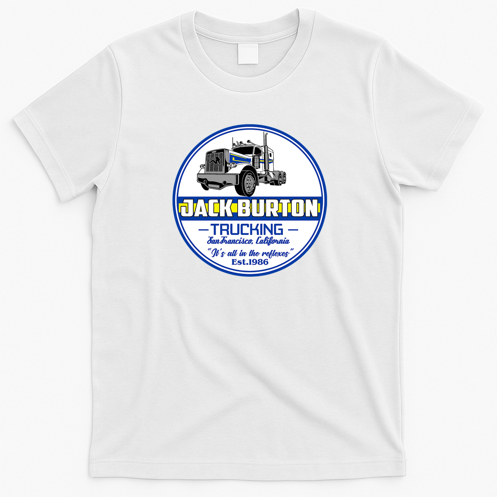J. Burton Trucking Retro Badge Tee - White