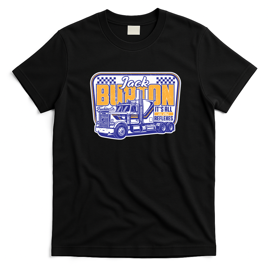 Jack Burton Trucking Co. Classic Logo Tee - Black