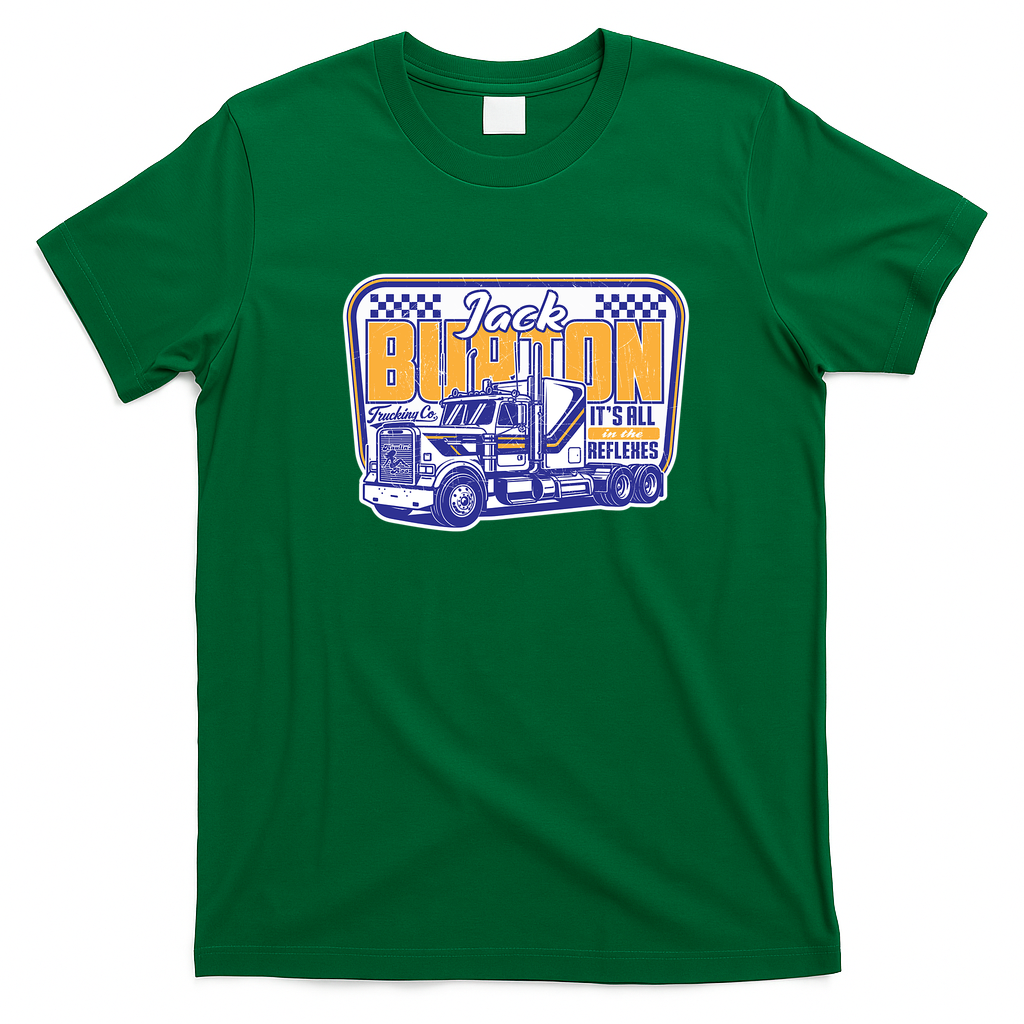 Jack Burton Trucking Co. Classic Logo Tee - Irish Green