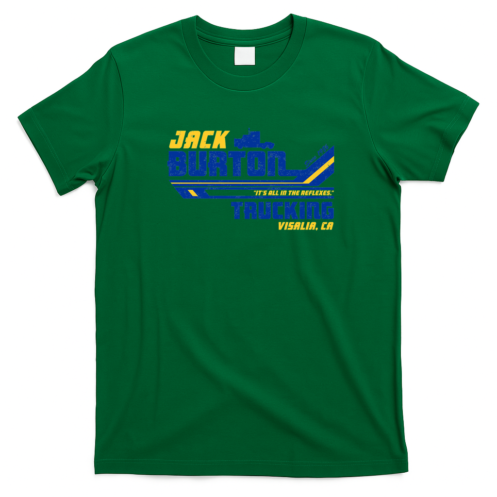 Jack Burton Trucking Heritage Graphic Tee - Irish Green