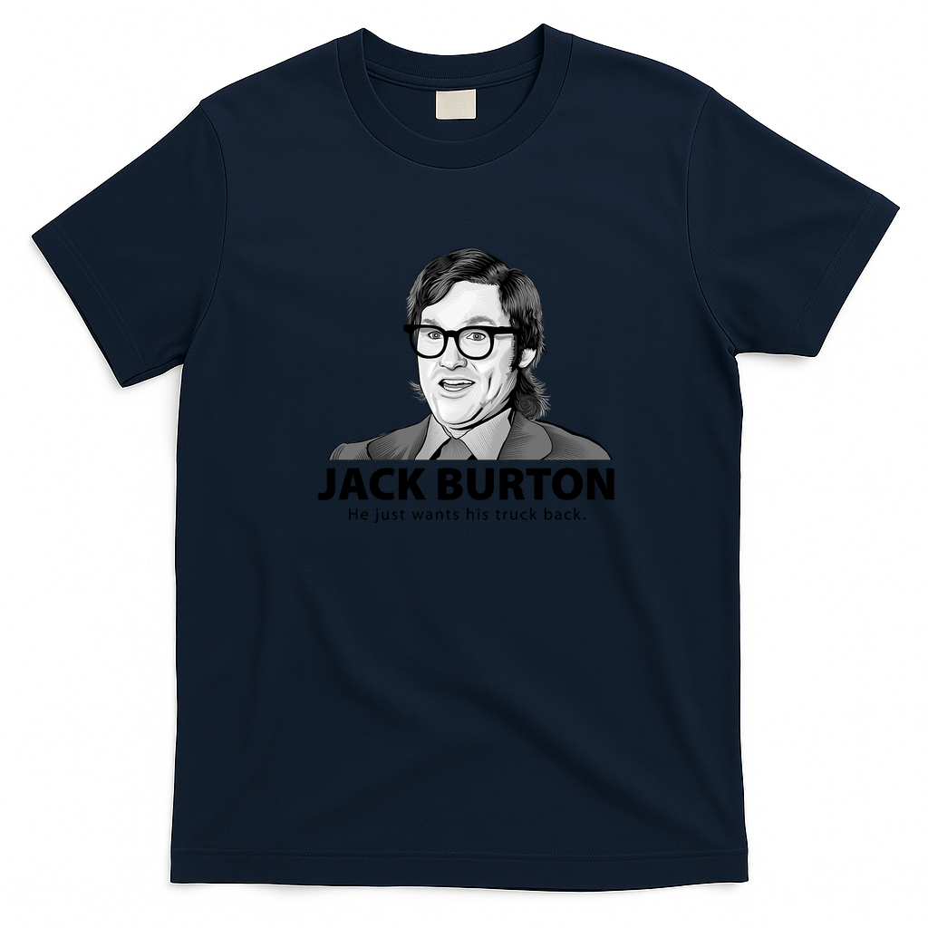Jack Burton Wants His Truck Back T-Shirt - Navy Blue
