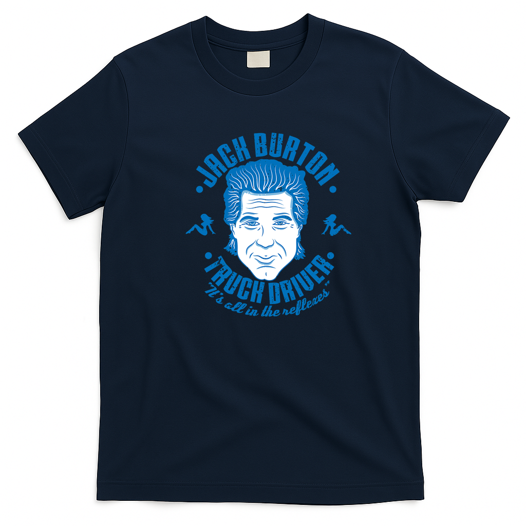 J. Burton Vintage Graphic T-Shirt - Navy Blue