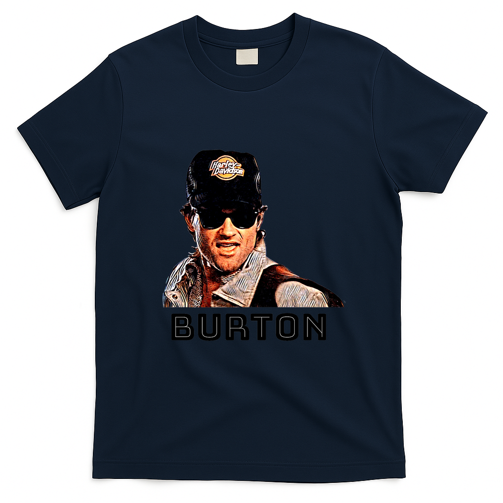 Jack Burton Vintage Portrait T-Shirt - Navy Blue
