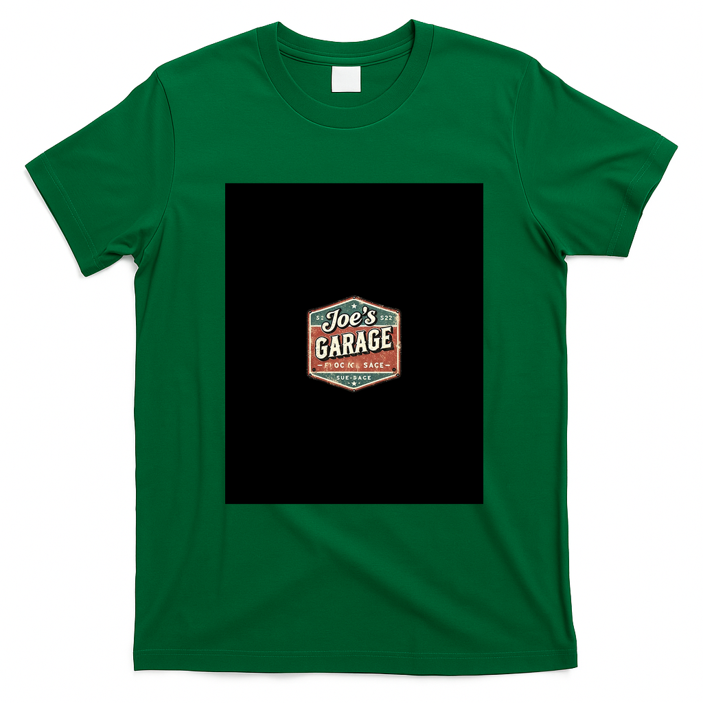 Joe’s Garage Vintage Sign T-Shirt - Irish Green