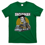 Jerry Reed Snowman Trucker T-Shirt - Irish Green