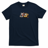 Kenny and Denny Retro Graphic Tee - Navy Blue