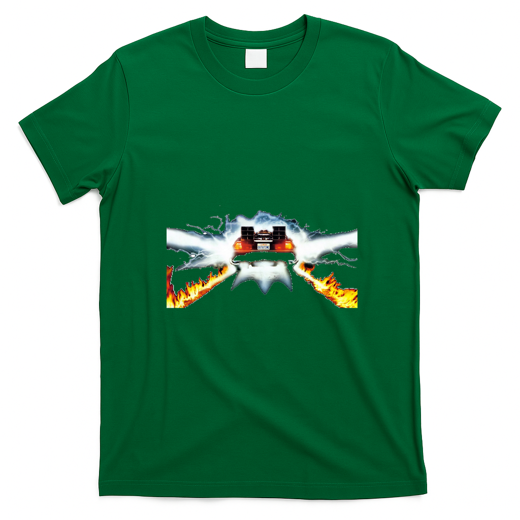 Knight Rider Retro Graphic Tee - Irish Green